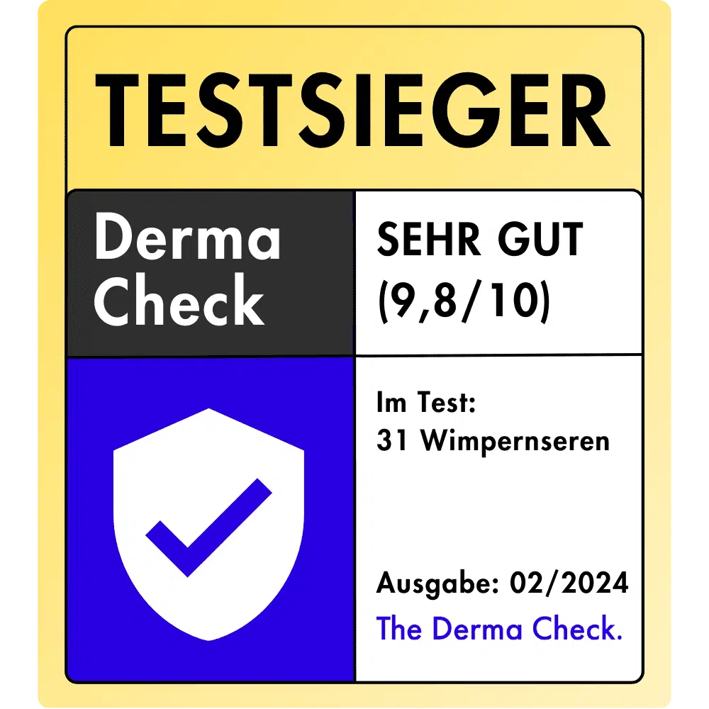 Wimpernserum Testsieger Auszeichnung hervorragend 2024